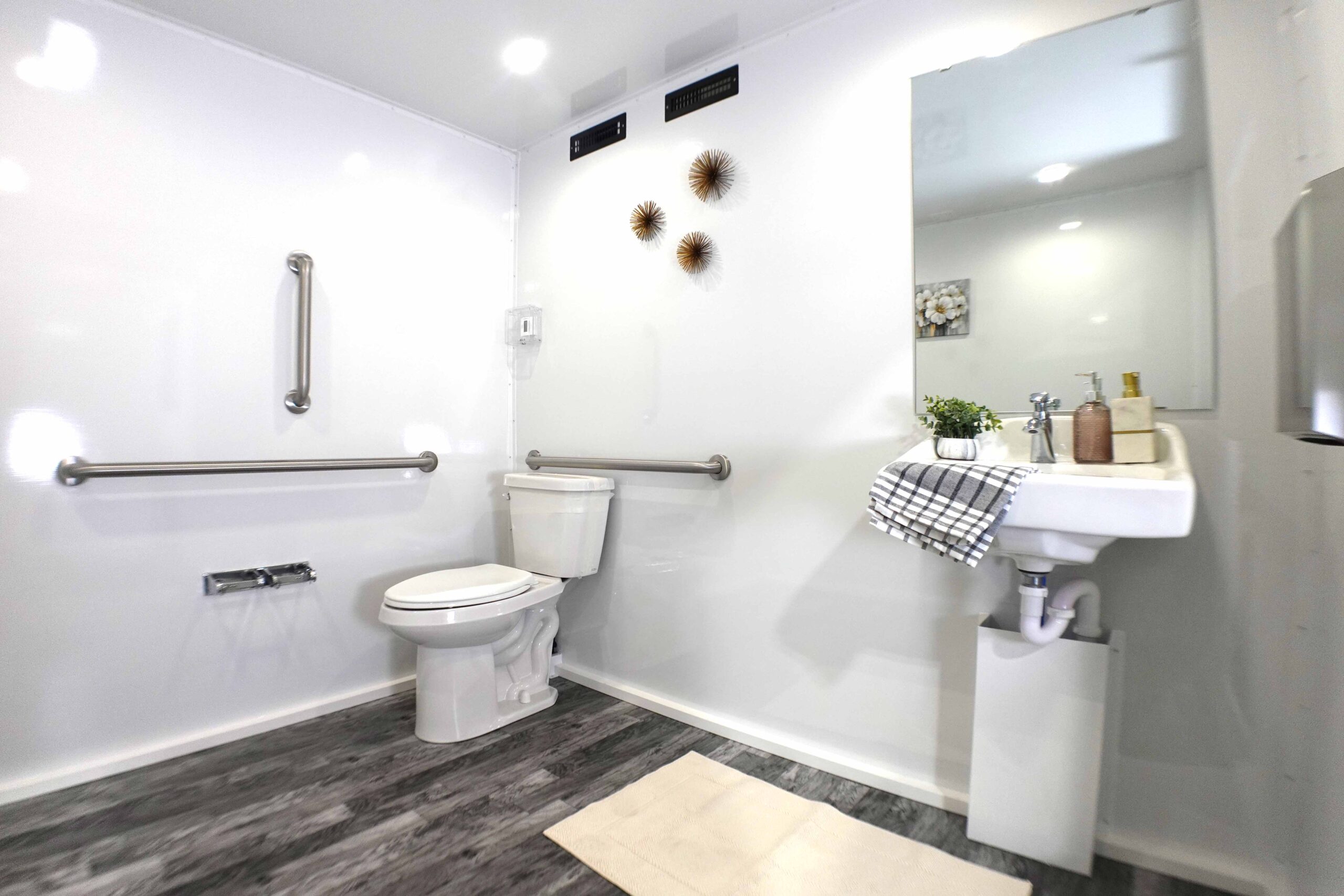 ADA Interior - Luxury Restroom Trailer
